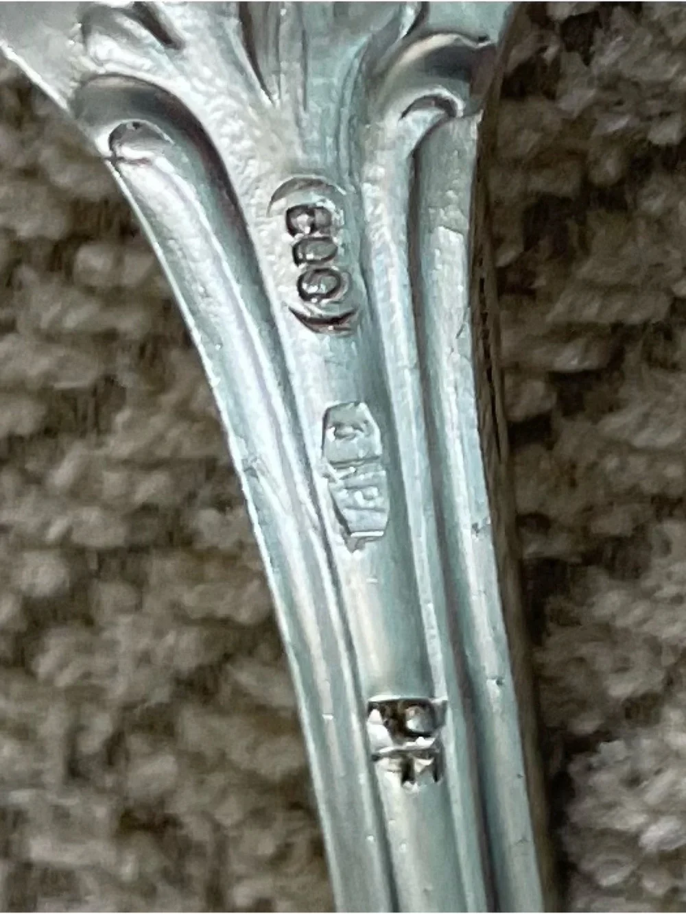 Vintage oversized knife and fork